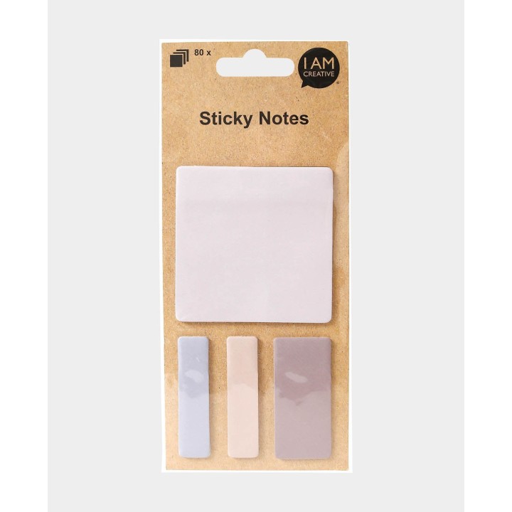 Sticky notes square 4 blocks pastel colours