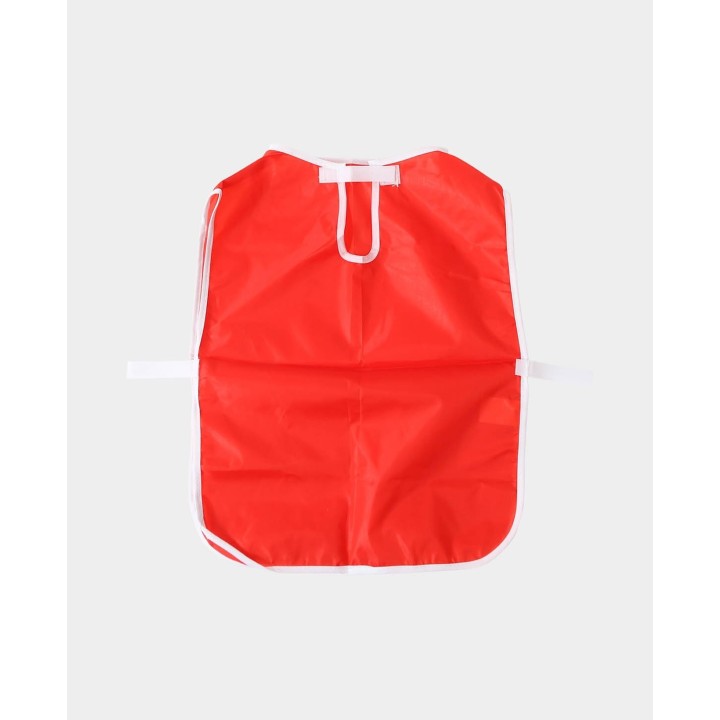 Craft apron for children red-yellow