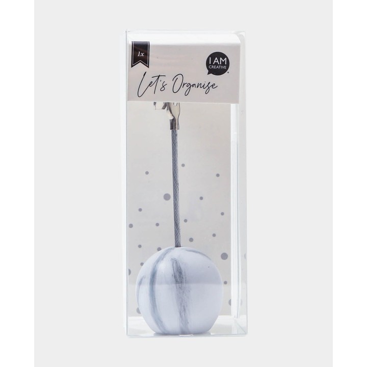 Crocodile clip with magnetic base grey & silver