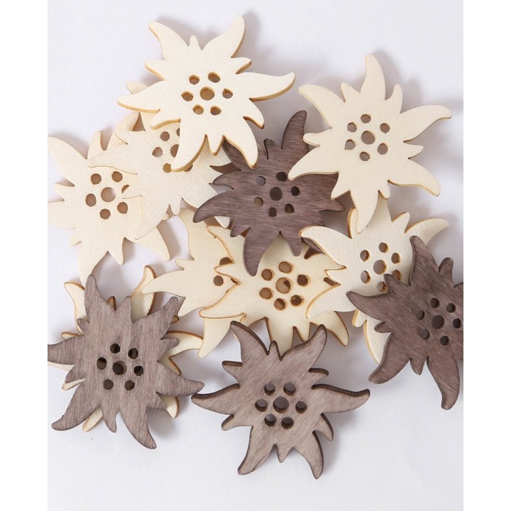 Saupoudreuse Edelweiss FSC 12 pcs. Nature & marron
