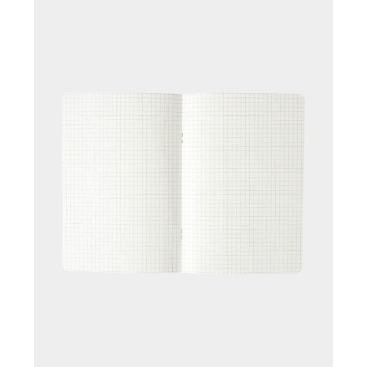 Notebook A5 avec feuilles quadrillées 80 feuilles dorure à chaud