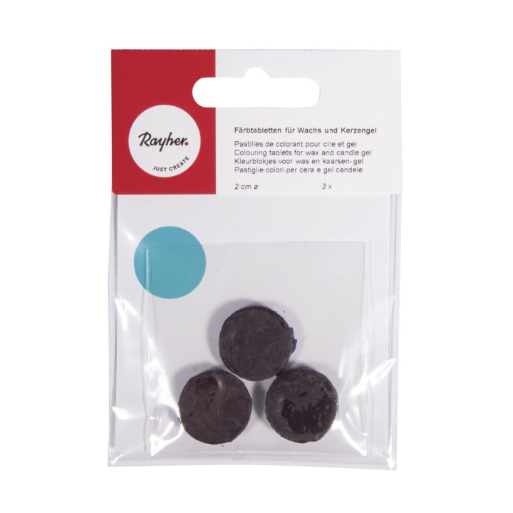 Pastiglie coloranti per cera e gel per candele blu medio
