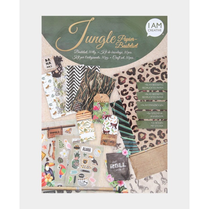 30-piece jungle craft set