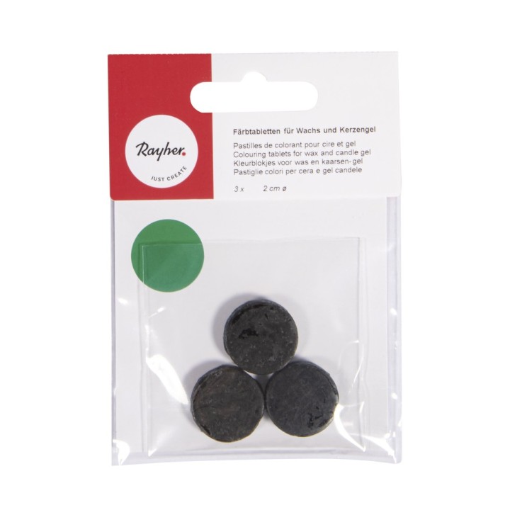 Pastiglie coloranti per cera e gel per candele di colore verde