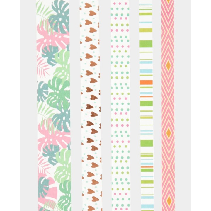 Washi Tape Set 5 Rollen