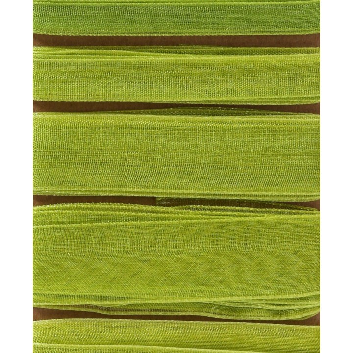 Ruban d'organza 6 x 2 m vert