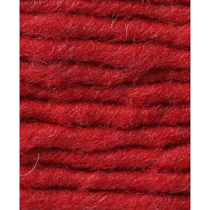 Cordoncino in feltro con aspetto di lana 10 mm x 2 m rosso