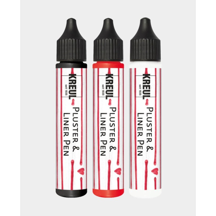 Kreul Pluster & Liner Pen 3er Set