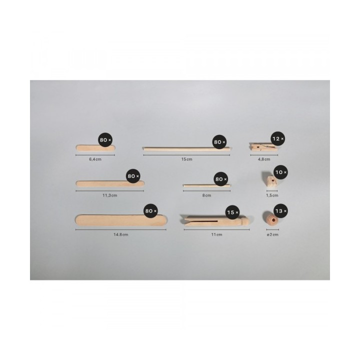 Scatola artigianale in legno FSC 450 pezzi