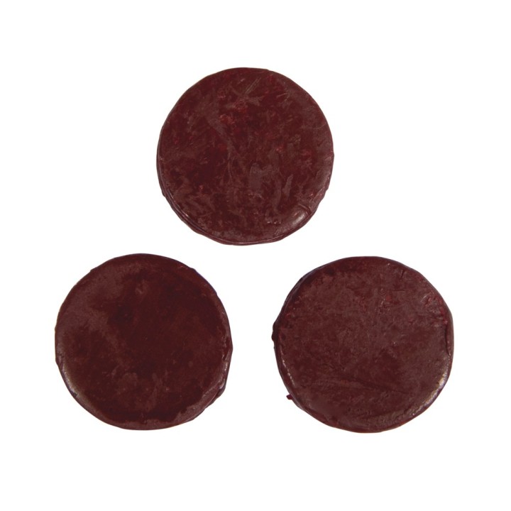 Colouring tablets for wax and candle gel red