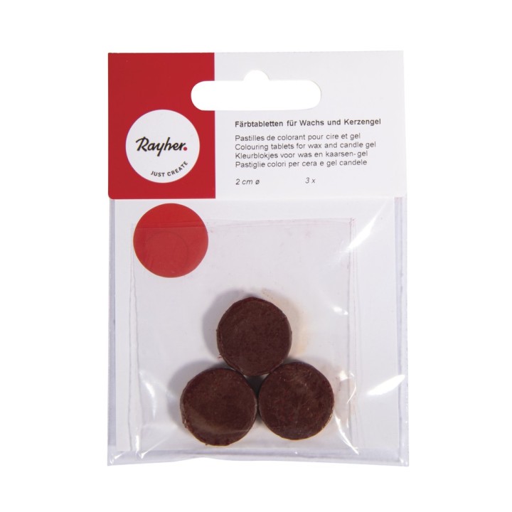 Pastilles colorantes pour cire et gel de bougie rouge