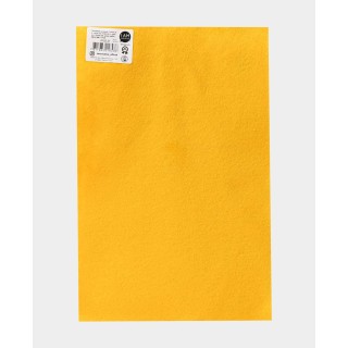 Quality felt 20x30cm x 1mm yellow 1 pc.