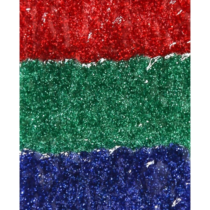 Glitter Glue Set 3 x 10ml Rot Blau Grün