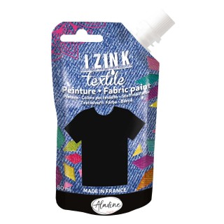 IZINK Vernice tessile 80ml nero