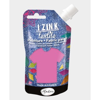 Vernice tessile IZINK 80ml rosa
