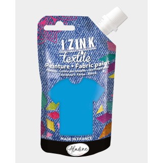 Vernice tessile IZINK 80ml blu