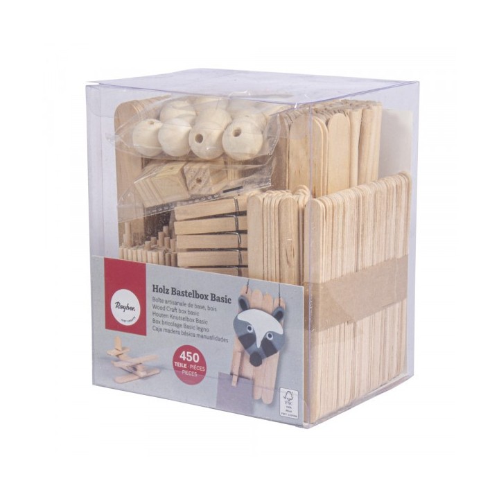 Scatola artigianale in legno FSC 450 pezzi