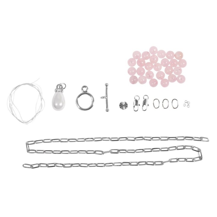 Rayher Kette Click & Match Silber 80cm