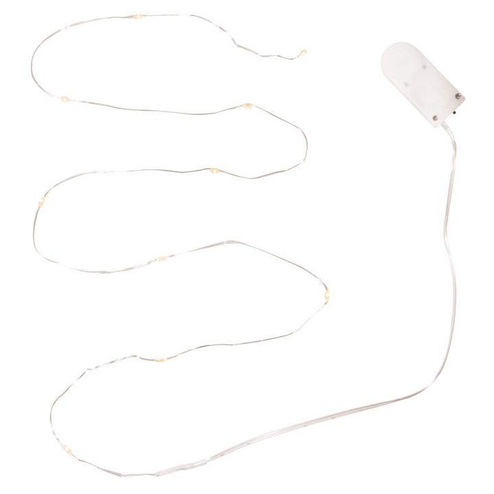 Rayher Micro LED-Lichterkette mit Draht 120cm