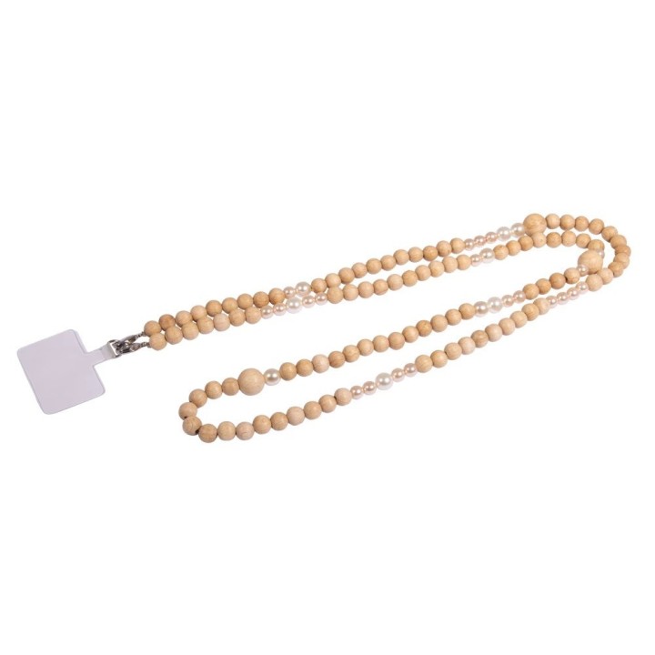 Rayher Handykette perles en bois FSC