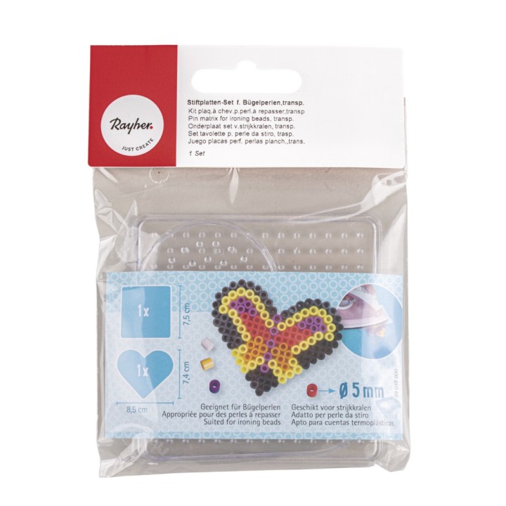 Set de plaques pour perles à repasser
