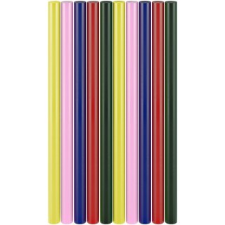 Goobay Bâtons de colle chaude 11mm 5 couleurs 10 pcs.