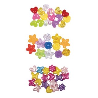 Rayher Perlen Mix Fancy 10mm Bunt