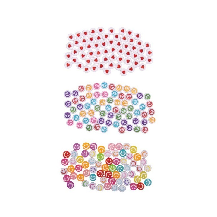 Rayher Perlen Motiv Mix 6mm 25g Bunt