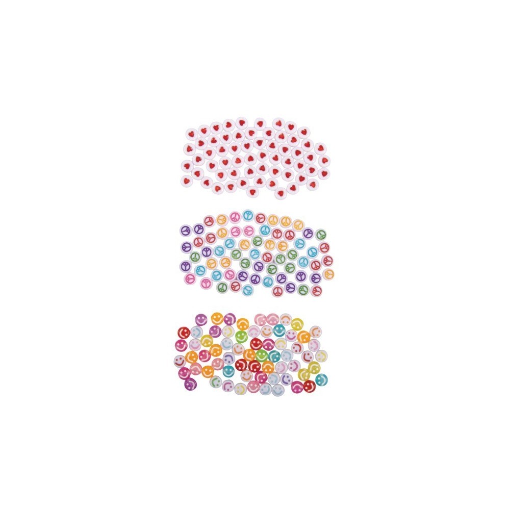 Rayher Puppet Rayher Perlen Motiv Mix 6mm 25g Bunt