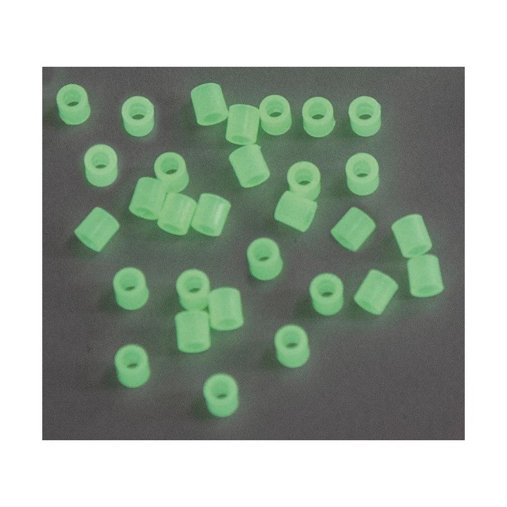Rayher perline iron-on Glow in the Dark 5mm 2700 pezzi.