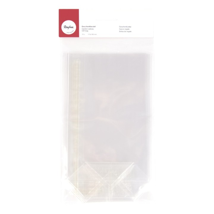 Gift bag transparent 10 pcs.
