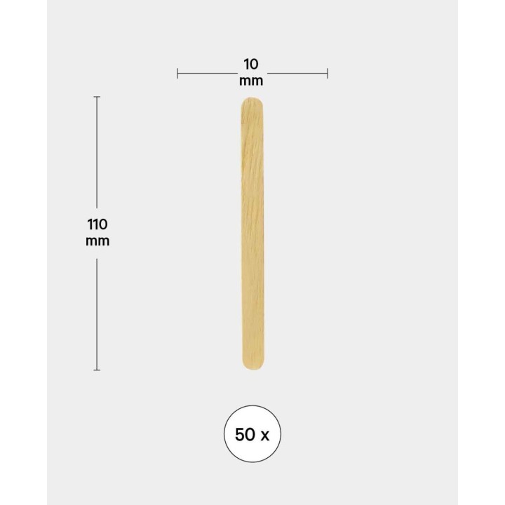 I Am Creative crafting pastello di legno FSC 110 x 10 mm 50 pezzi.