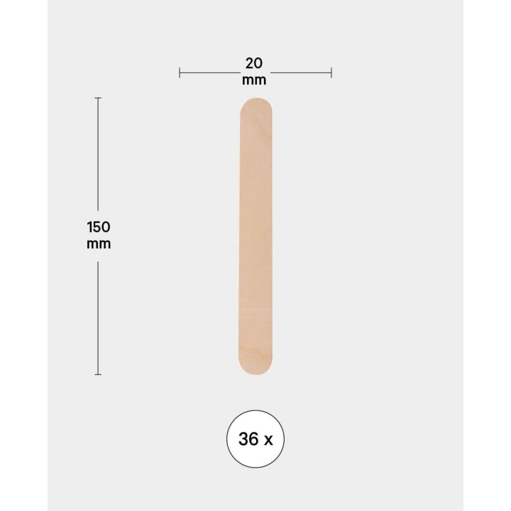 I Am Creative Bois de bricolage FSC 150 x 20mm 36 pcs.