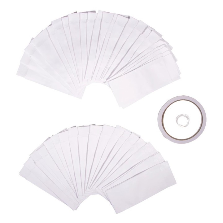 Rayher 3D Papierblüten Set  58 Stk. Weiss