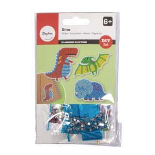 Rayher Kit di artigianato Diamond Painting Dino