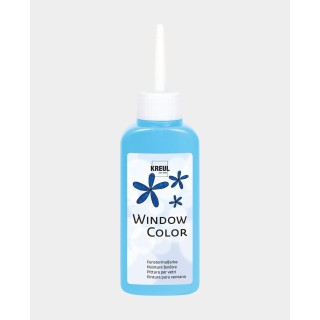 KREUL Fensterfarbe auf Wasserbasis Hellblau 80ml