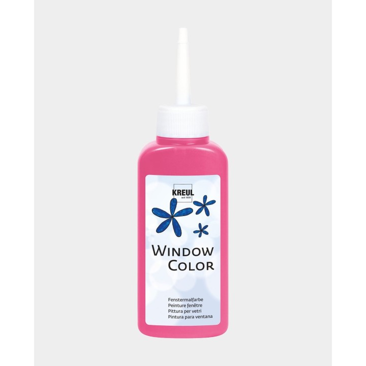 KREUL Vernice per finestre a base d'acqua Rosa Luminoso 80ml