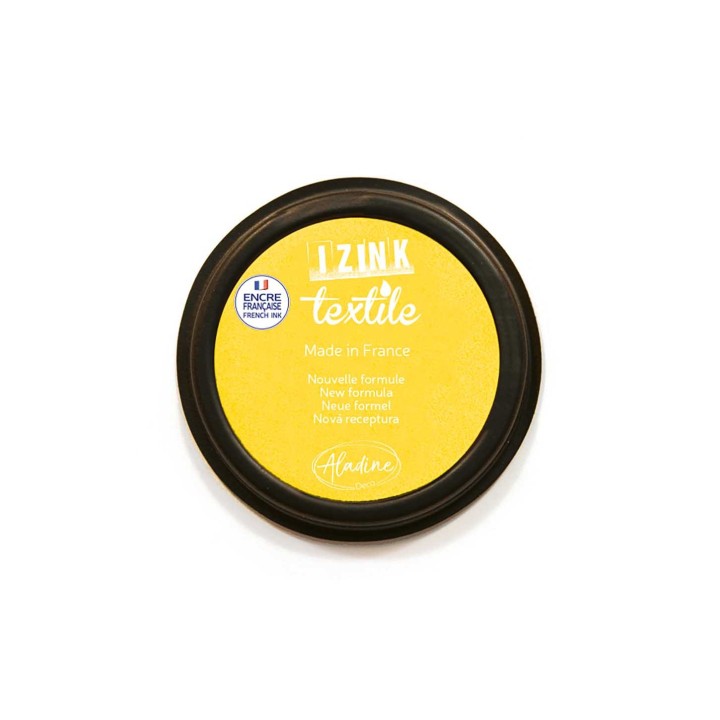 IZINK Textile ink pad for fabrics – yellow