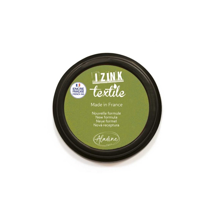IZINK Cuscinetto per timbri tessili, per tessuti, verde chiaro