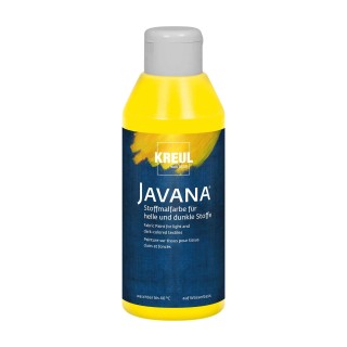 Peinture pour tissu KREUL Javana, 250 ml, jaune