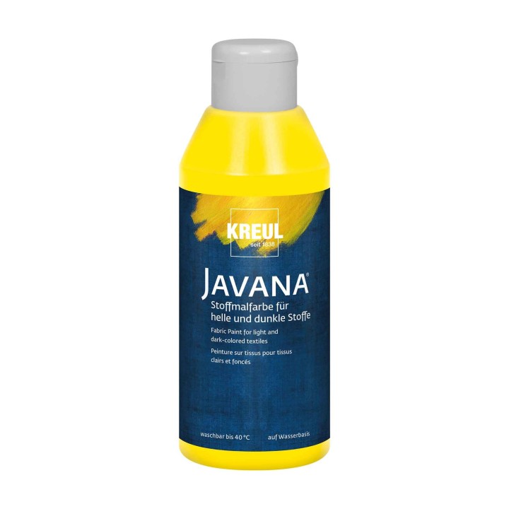 KREUL Javana Fabric Paint 250ml Yellow