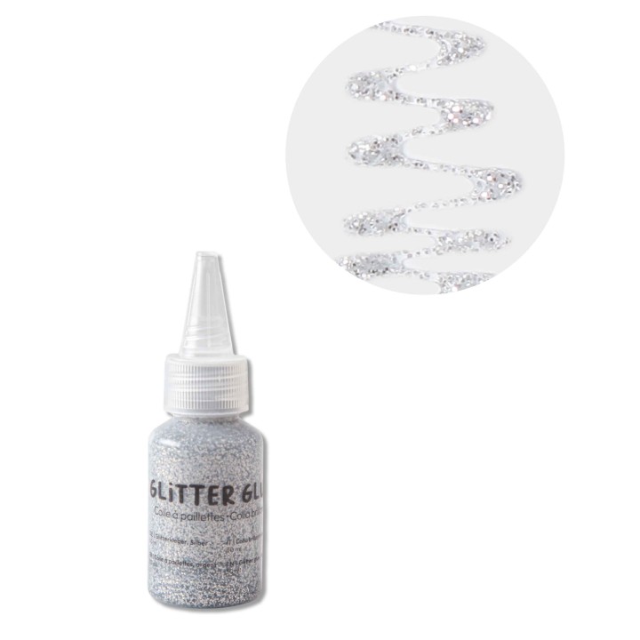 I Am Creative Glitzerkleber 30ml Silber
