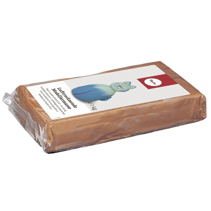 Modelling clay air drying brown 1kg