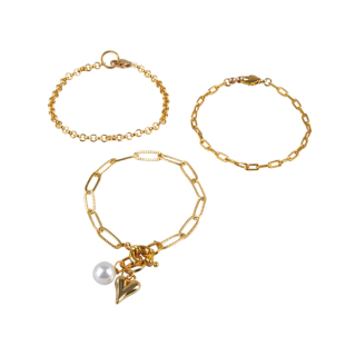 Rayher Bracelets Click & Match Gold, 1 lot
