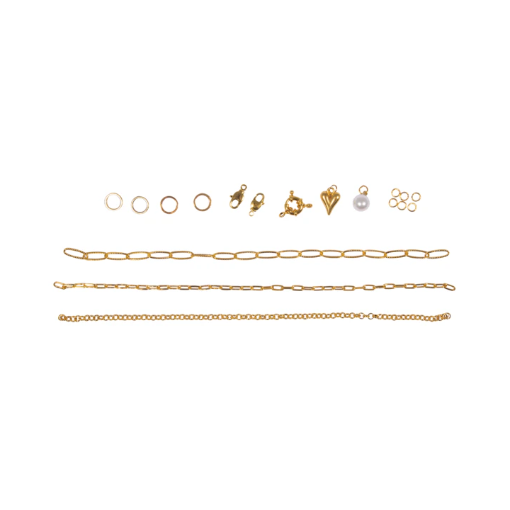 Rayher Bracelets Click & Match Gold, 1 lot