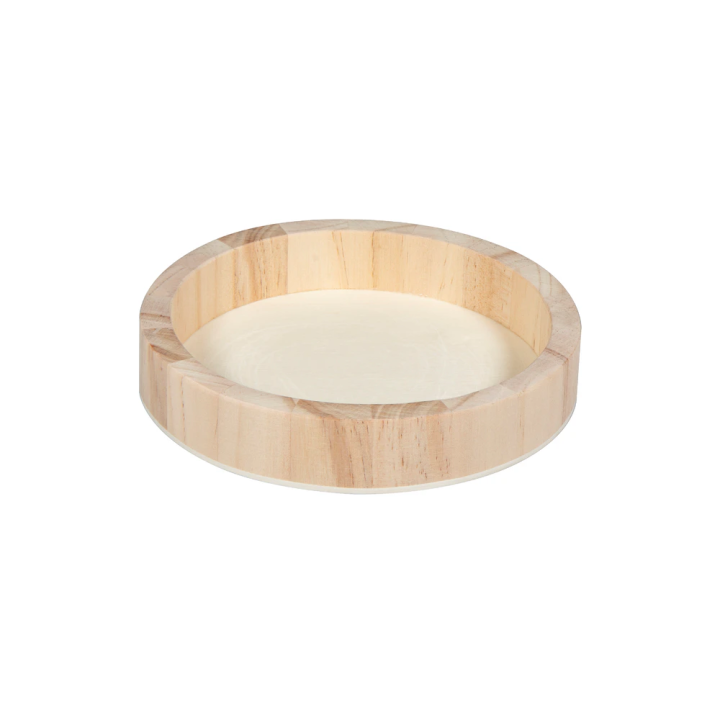 Rayher FSC-certified wooden tray, 15 cm, natural finish