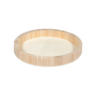 Rayher Plateau en bois FSC 20 cm, naturel