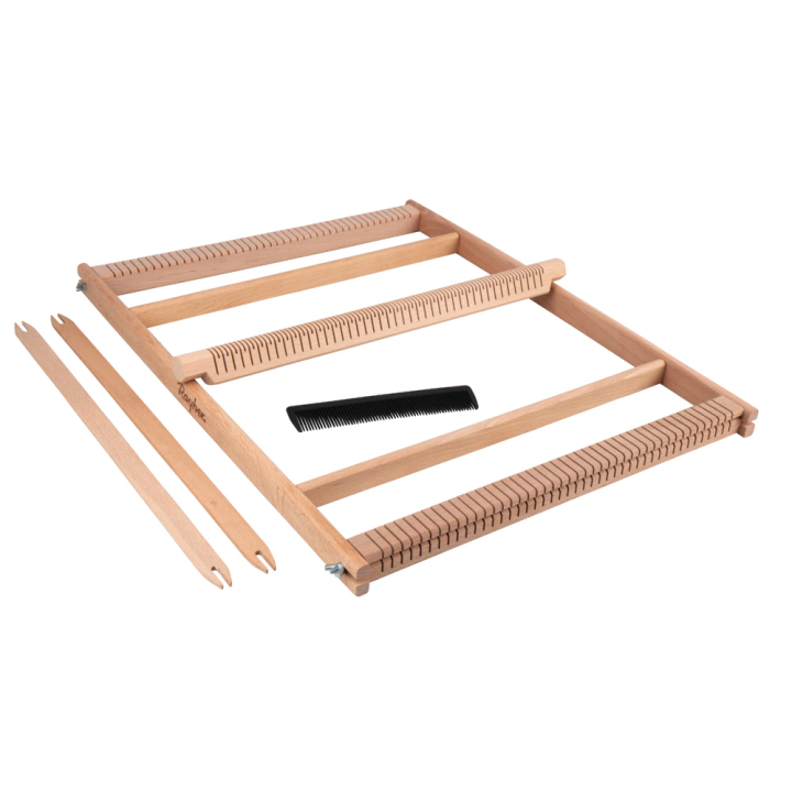 Rayher Wooden school loom, 100% FSC-certified natural wood