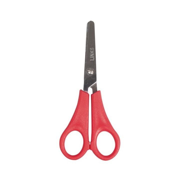 Rayher Children's craft scissors for left-handers – red