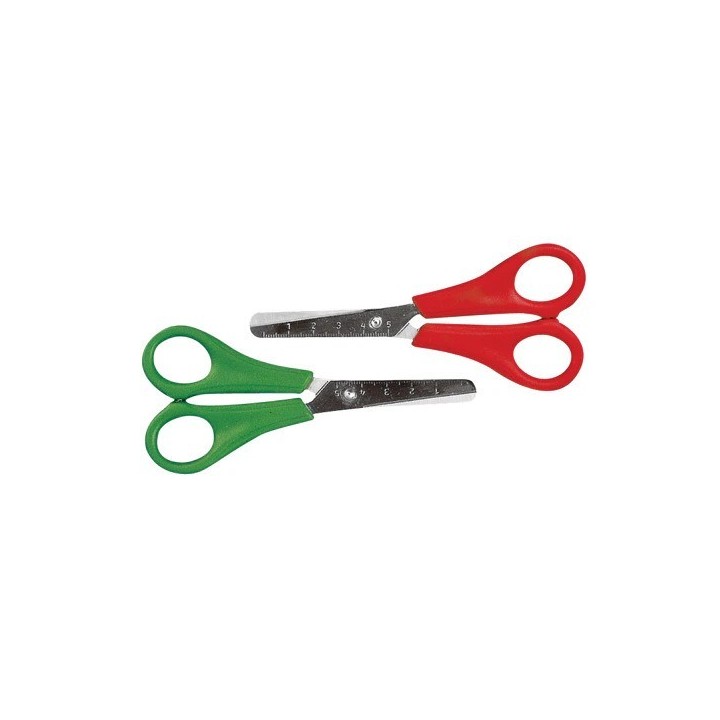 Rayher Ciseaux de bricolage pour enfants, rouges